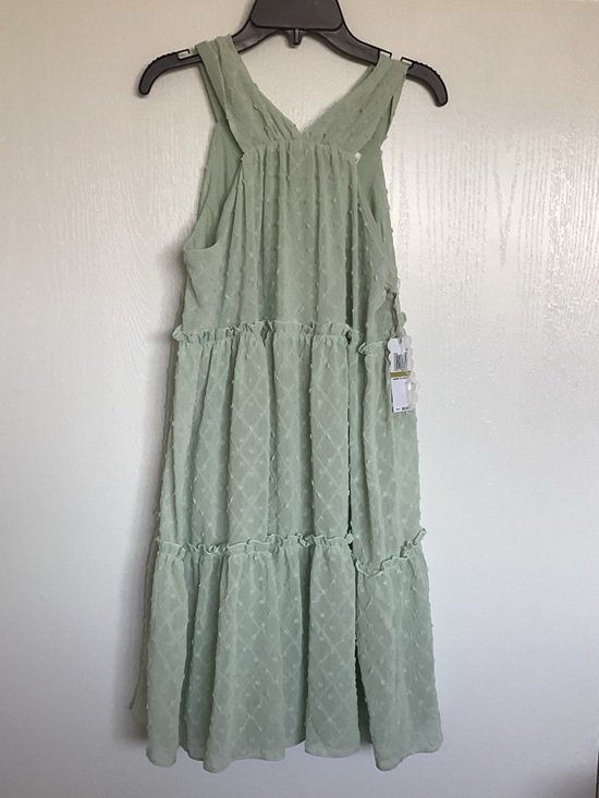 Nanette Kids Other - Nannette Light Green Tiered Summer Dress